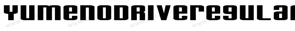 YumeNoDriveRegular-Oo0p字体转换