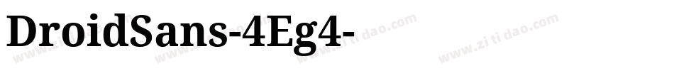 DroidSans-4Eg4字体转换