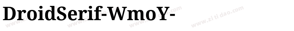 DroidSerif-WmoY字体转换