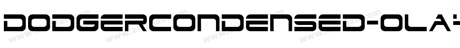 DodgerCondensed-oLa4字体转换