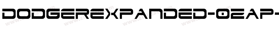 DodgerExpanded-0ZAP字体转换