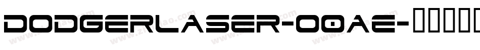 DodgerLaser-O0ae字体转换