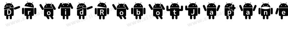 DroidRobotJapaneseregular-KEEZ字体转换