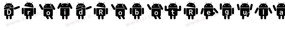 DroidRobotRegular-DBWx字体转换