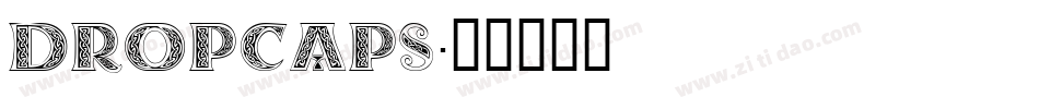 DROPCAPS字体转换