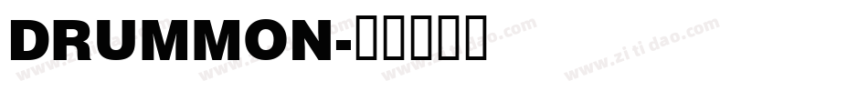 Drummon字体转换