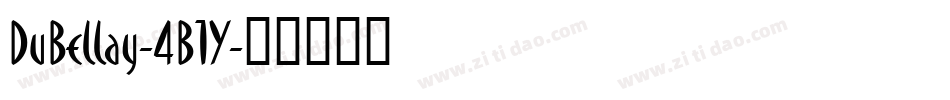 DuBellay-4B1Y字体转换