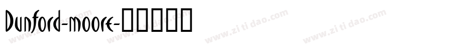 Dunford-moore字体转换