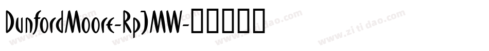 DunfordMoore-RpJMW字体转换