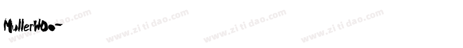 MullerWOo字体转换