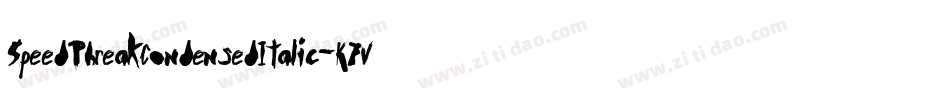 SpeedPhreakCondensedItalic-K7VOo字体转换 SpeedPhreakCondensedItalic-K7VOo字体转换
