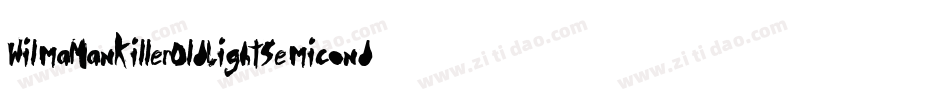 WilmaMankillerOldLightSemicondensed-01Oo字体转换