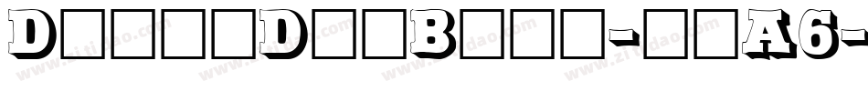 DirtyDuoBold-dnA6字体转换