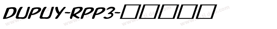 Dupuy-RpP3字体转换