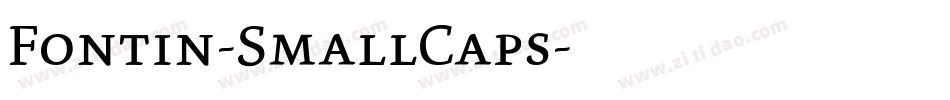 Fontin-SmallCaps字体转换