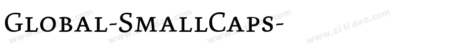 Global-SmallCaps字体转换