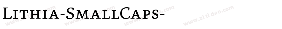 Lithia-SmallCaps字体转换