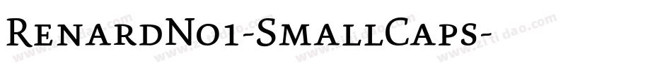RenardNo1-SmallCaps字体转换