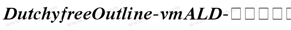 DutchyfreeOutline-vmALD字体转换