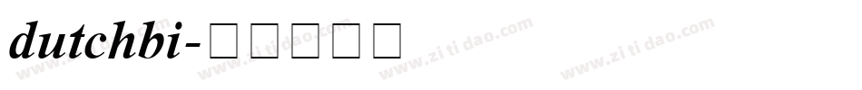 dutchbi字体转换