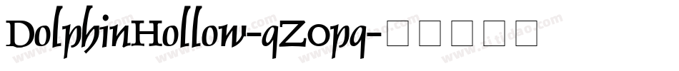 DolphinHollow-qZ0pq字体转换