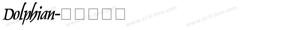 Dolphian字体转换