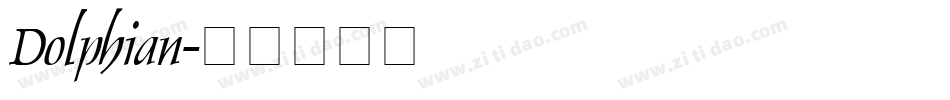 Dolphian字体转换