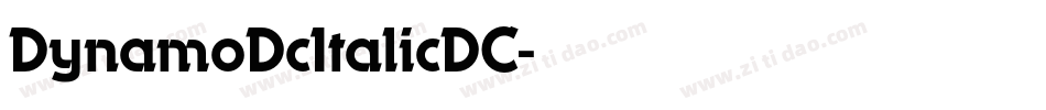 DynamoDcItalicDC字体转换