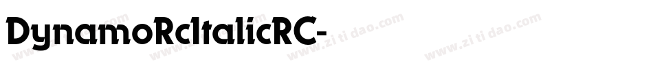 DynamoRcItalicRC字体转换