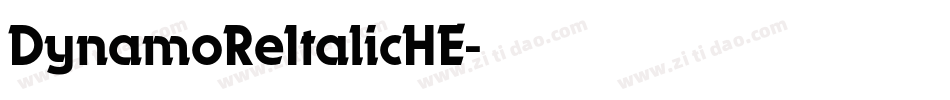 DynamoReItalicHE字体转换