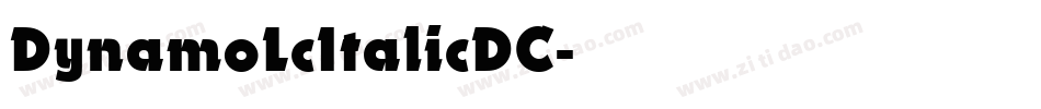DynamoLcItalicDC字体转换