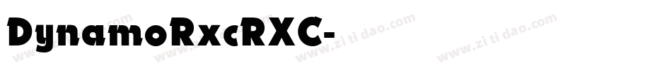 DynamoRxcRXC字体转换