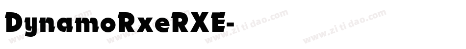 DynamoRxeRXE字体转换