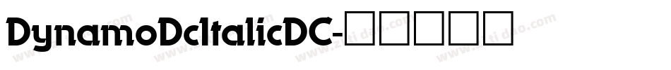 DynamoDcItalicDC字体转换