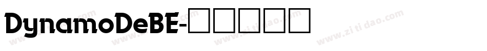 DynamoDeBE字体转换