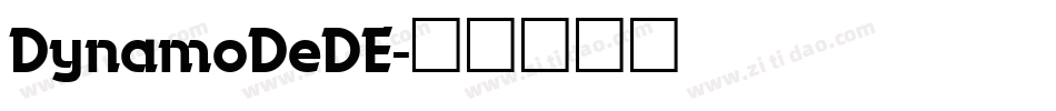 DynamoDeDE字体转换