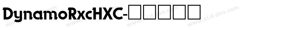 DynamoRxcHXC字体转换