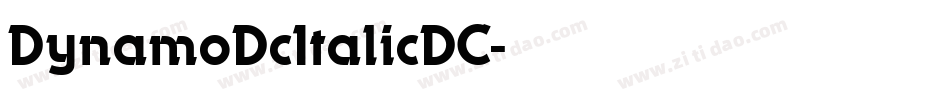 DynamoDcItalicDC字体转换