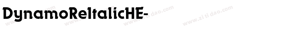 DynamoReItalicHE字体转换