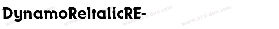 DynamoReItalicRE字体转换