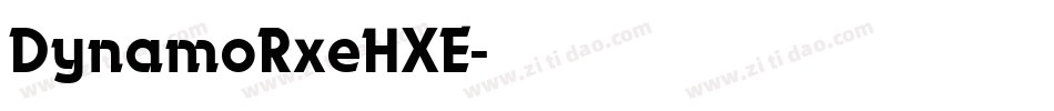 DynamoRxeHXE字体转换