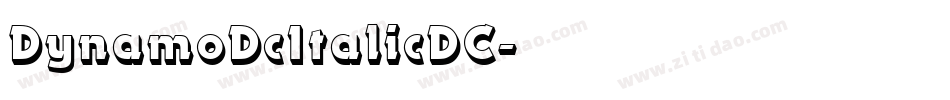 DynamoDcItalicDC字体转换