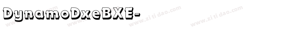 DynamoDxeBXE字体转换