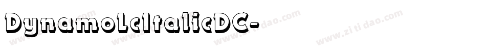 DynamoLcItalicDC字体转换