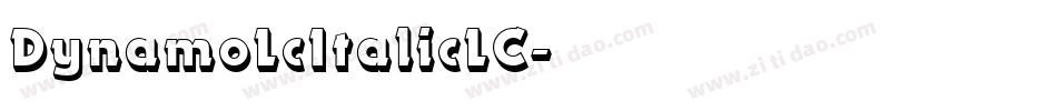 DynamoLcItalicLC字体转换