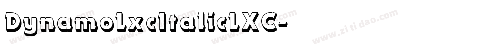 DynamoLxcItalicLXC字体转换