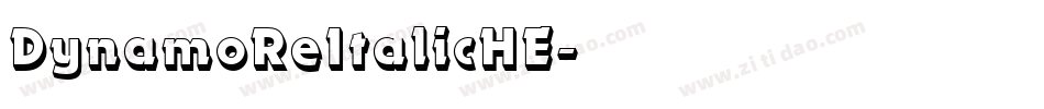 DynamoReItalicHE字体转换