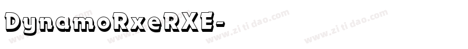 DynamoRxeRXE字体转换