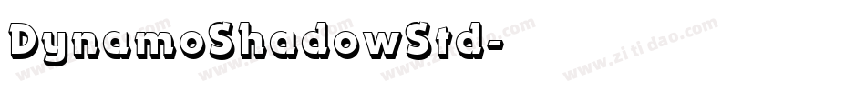 DynamoShadowStd字体转换
