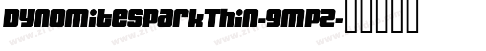 DynomiteSparkThin-9MpZ字体转换